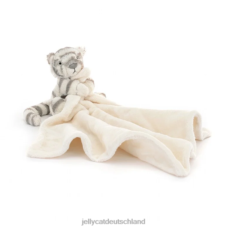 Jellycat Schüchterner Snow Tiger Schnuller grau und weiß Spielzeug Z8424264