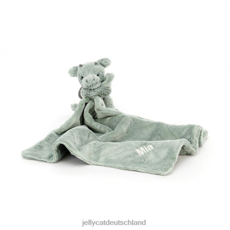 Jellycat personalisierter schüchterner Drache Schnuller grün Spielzeug Z8424488