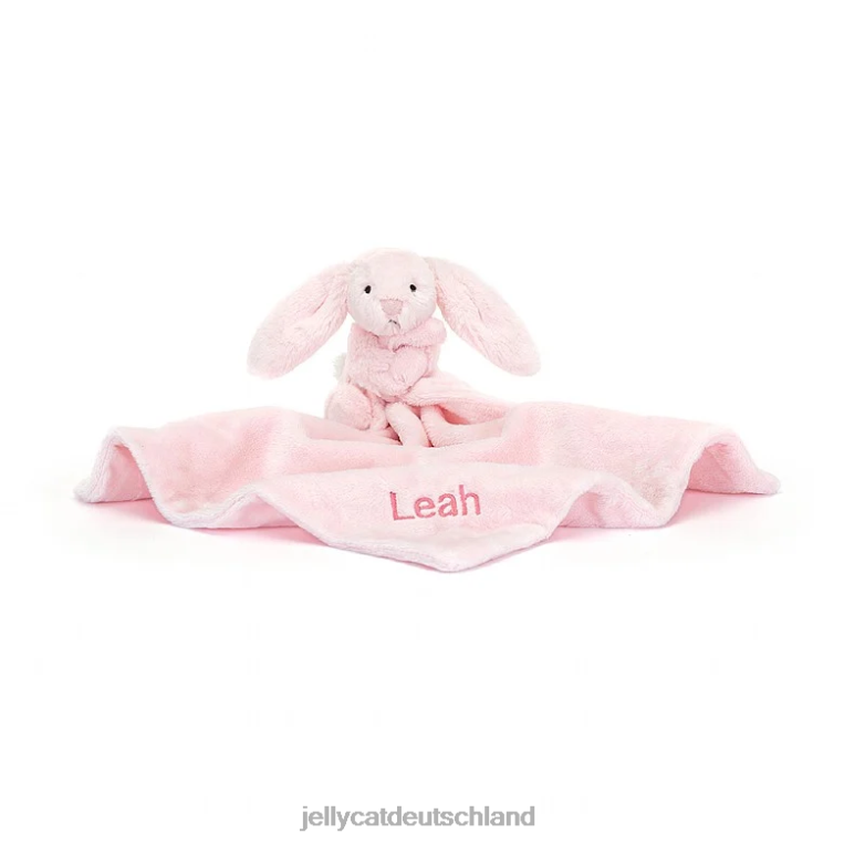 Jellycat personalisierter schüchterner Hase Schnuller rosa Spielzeug Z8424685