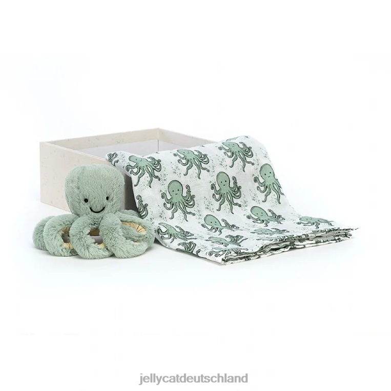 Jellycat Odyssey Oktopus Geschenkset grün Spielzeug Z8424750