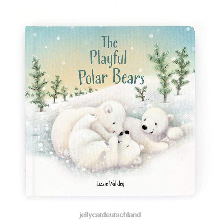 Jellycat Das verspielte Eisbären-Buch mehrfarbig Buch Z8424295