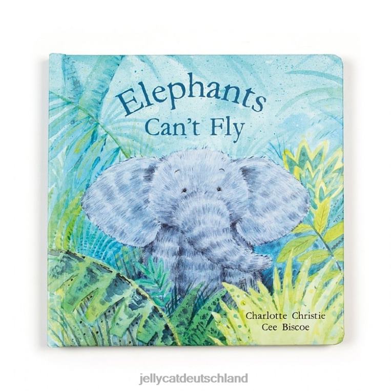 Jellycat Elefanten können nicht fliegen, Buch mehrfarbig Buch Z8424740