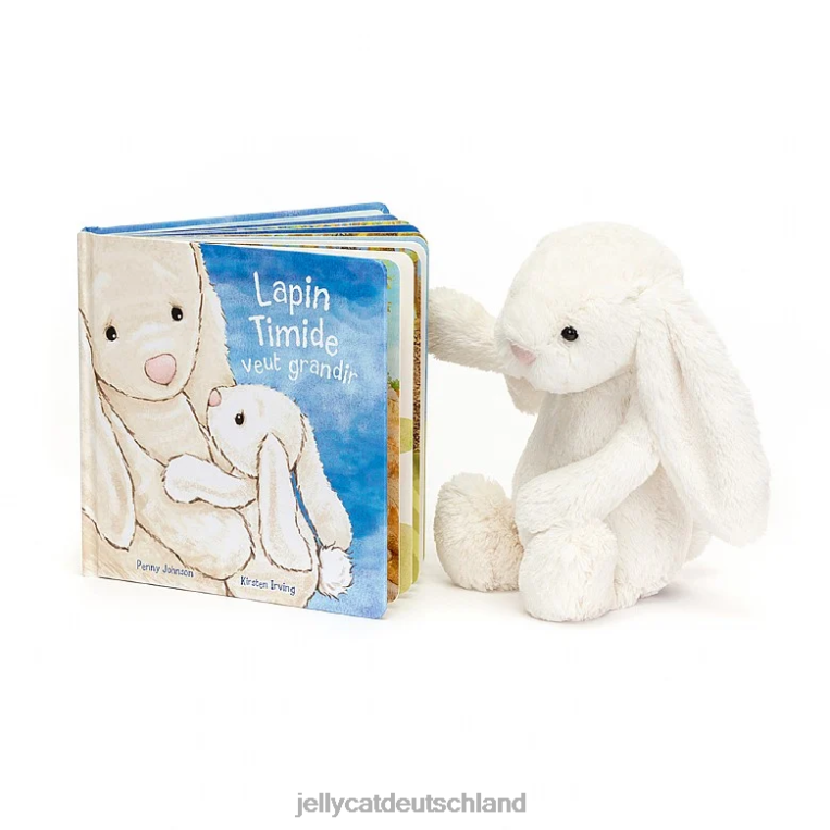 Jellycat Lapin timid veut grandir & bashful bunny cream Buch Z8424727