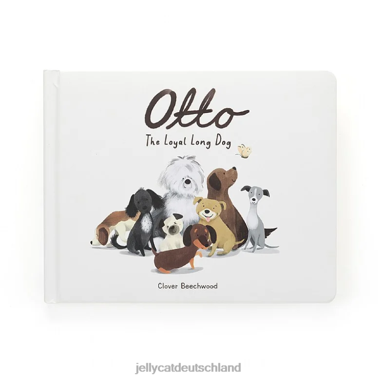 Jellycat Otto, der treue lange Hund, Buch, mehrfarbig Buch Z8424799