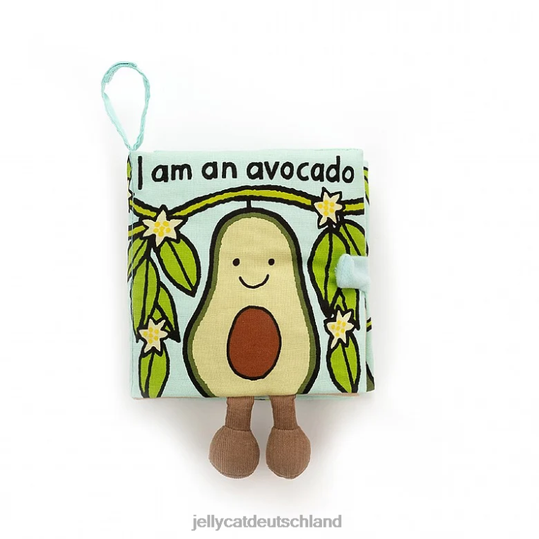 Jellycat Avocado-Stoffbuch mehrfarbig Buch Z8424764