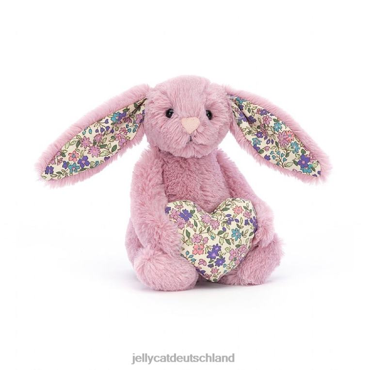 Jellycat Blüte Herz Tulpe Hase rosa Spielzeug Z8424348