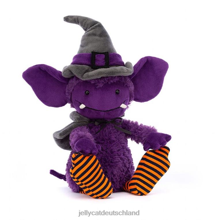 Jellycat gruselige Greta Gremlin lila Spielzeug Z8424380