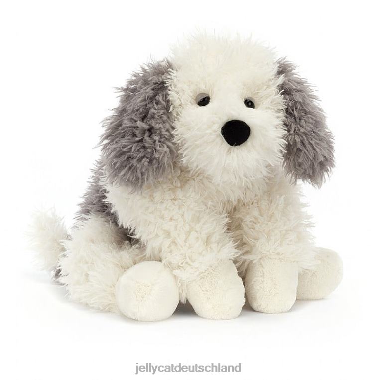 Jellycat Floofie Schäferhund grau und weiß Spielzeug Z8424403