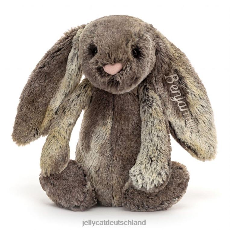 Jellycat personalisierter schüchterner Baumwollschwanzhase mittelgrau Spielzeug Z8424478