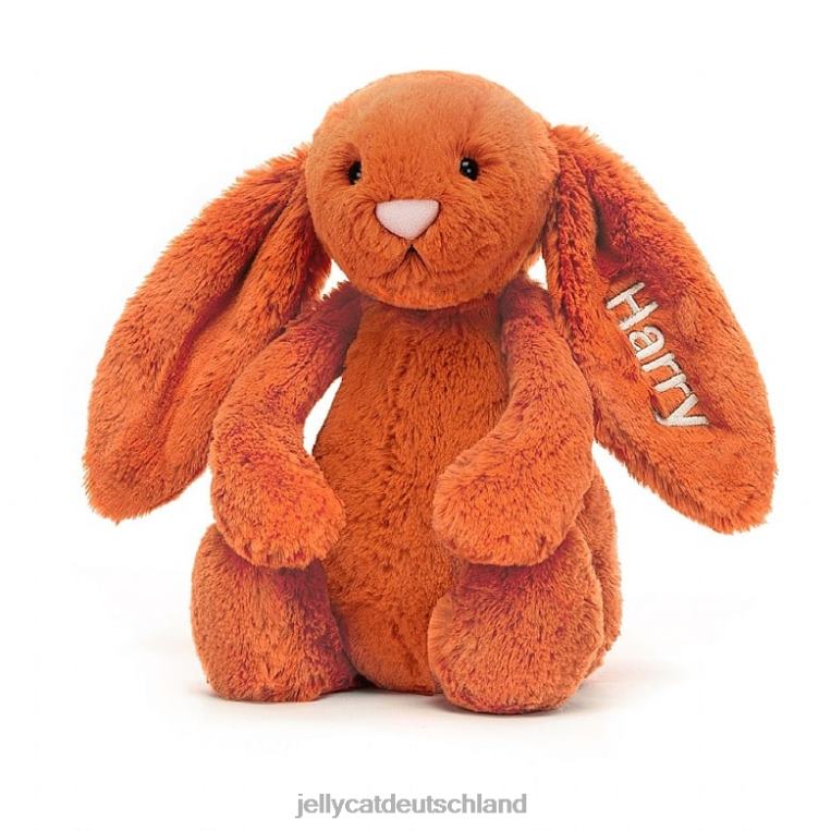 Jellycat personalisierter schüchterner Mandarinenhase mittelorange Spielzeug Z8424502