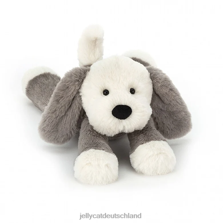 Jellycat Smudge Welpe grau und weiß Spielzeug Z8424260