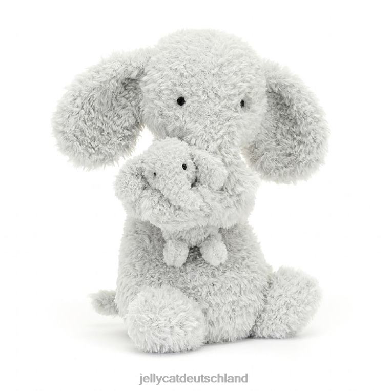 Jellycat drängt sich elefantengrau zusammen Spielzeug Z8424349