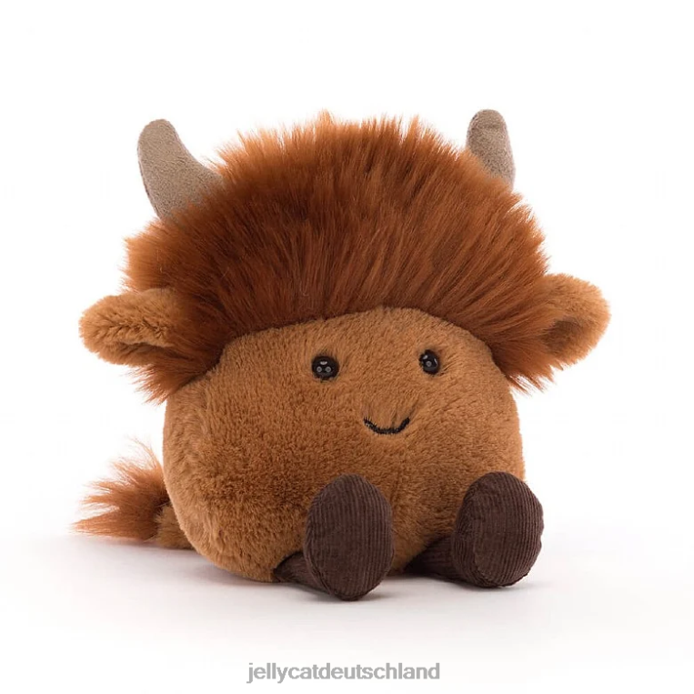 Jellycat amüsante Hochlandkuh braun Spielzeug Z842482