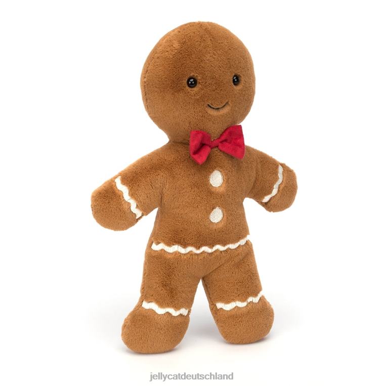 Jellycat Jolly Lebkuchen Fred riesiges Braun Spielzeug Z84242