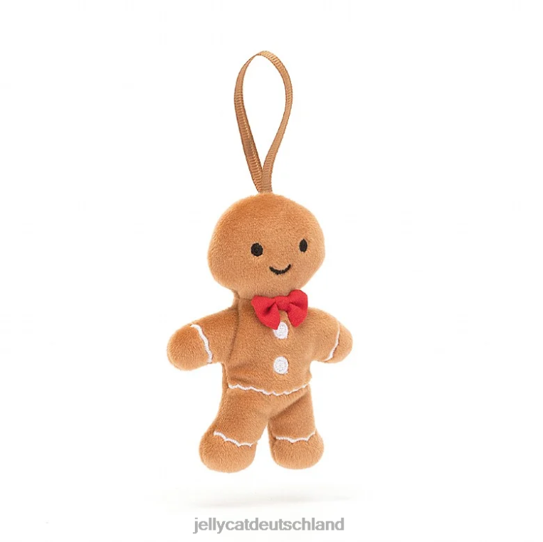 Jellycat festlicher Folly Lebkuchen Fred Beige Spielzeug Z8424671