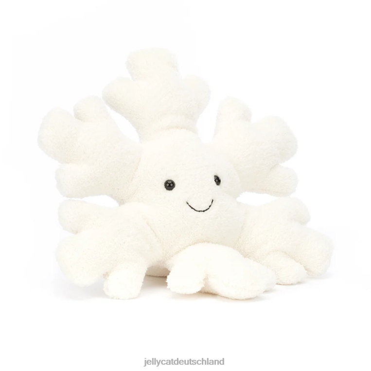 Jellycat lustiges Schneeflockenweiß Spielzeug Z842421