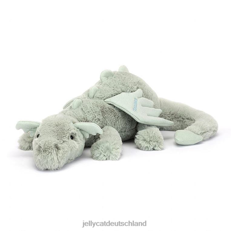 Jellycat personalisierter Salbei-Drache riesig blassgrün Spielzeug Z8424646