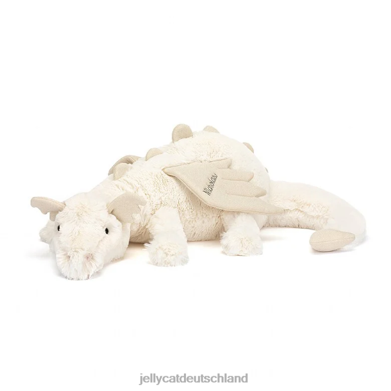 Jellycat personalisierter Schneedrache riesig weiß Spielzeug Z8424570