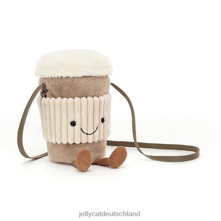 Jellycat witzige Coffee-to-go-Tasche beige Tasche Z842431