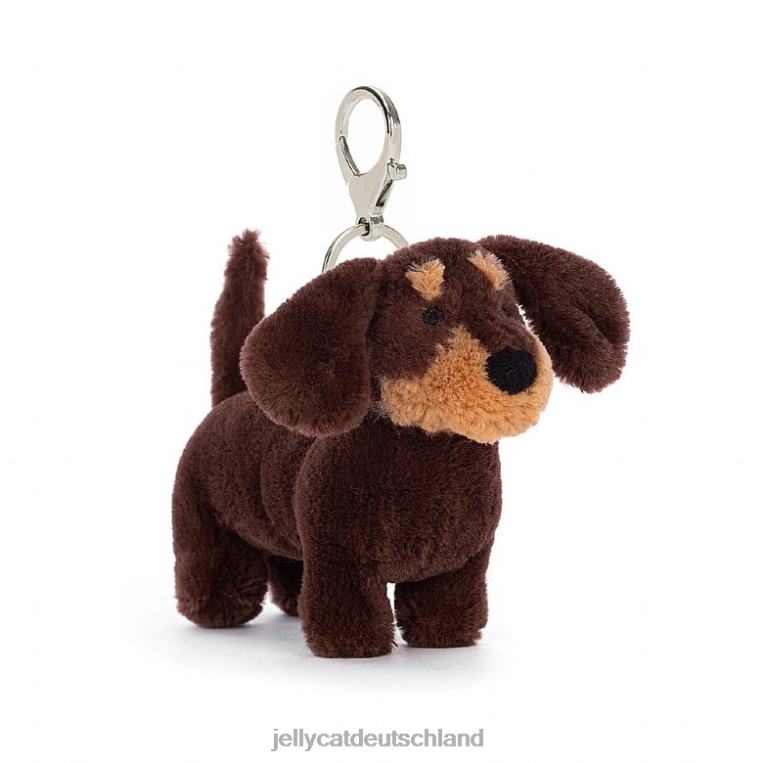 Jellycat Otto Dackel Taschenanhänger braun Zubehörteil Z842470