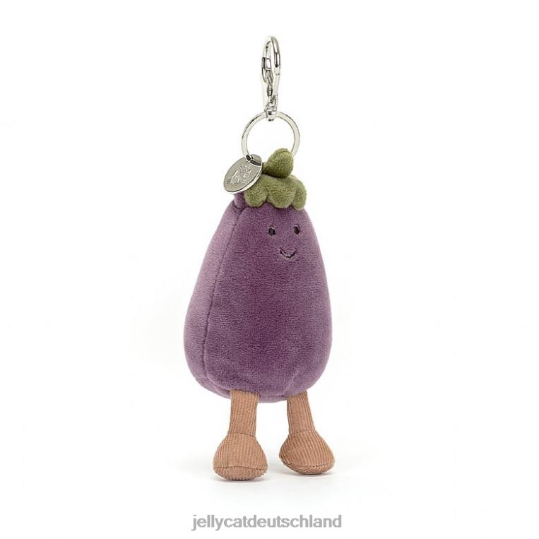 Jellycat lebhafter Aubergine-Taschenanhänger in Lila Zubehörteil Z842475