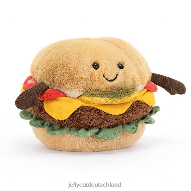 Jellycat Amüsanter Burger mehrfarbig Spielzeug Z842488