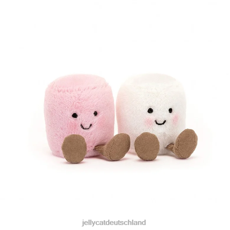 Jellycat Lustige mehrfarbige rosa und weiße Marshmallows Spielzeug Z8424603