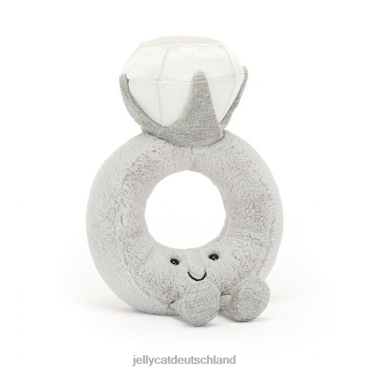 Jellycat amüsanter Diamantring grau Spielzeug Z8424530